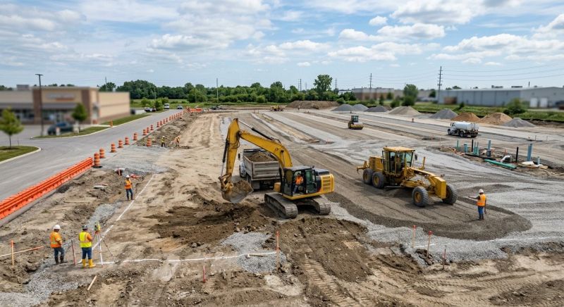 Commercial Site Preparation in Cumming, GA