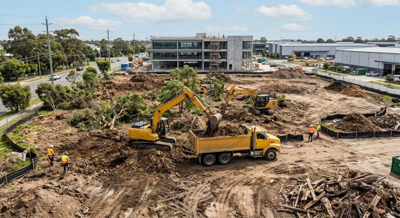 Commercial Site Preparation in Cumming, GA